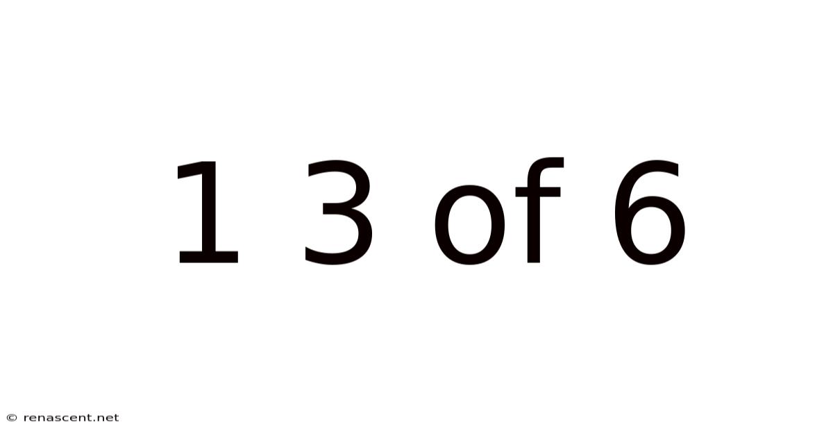 1 3 Of 6