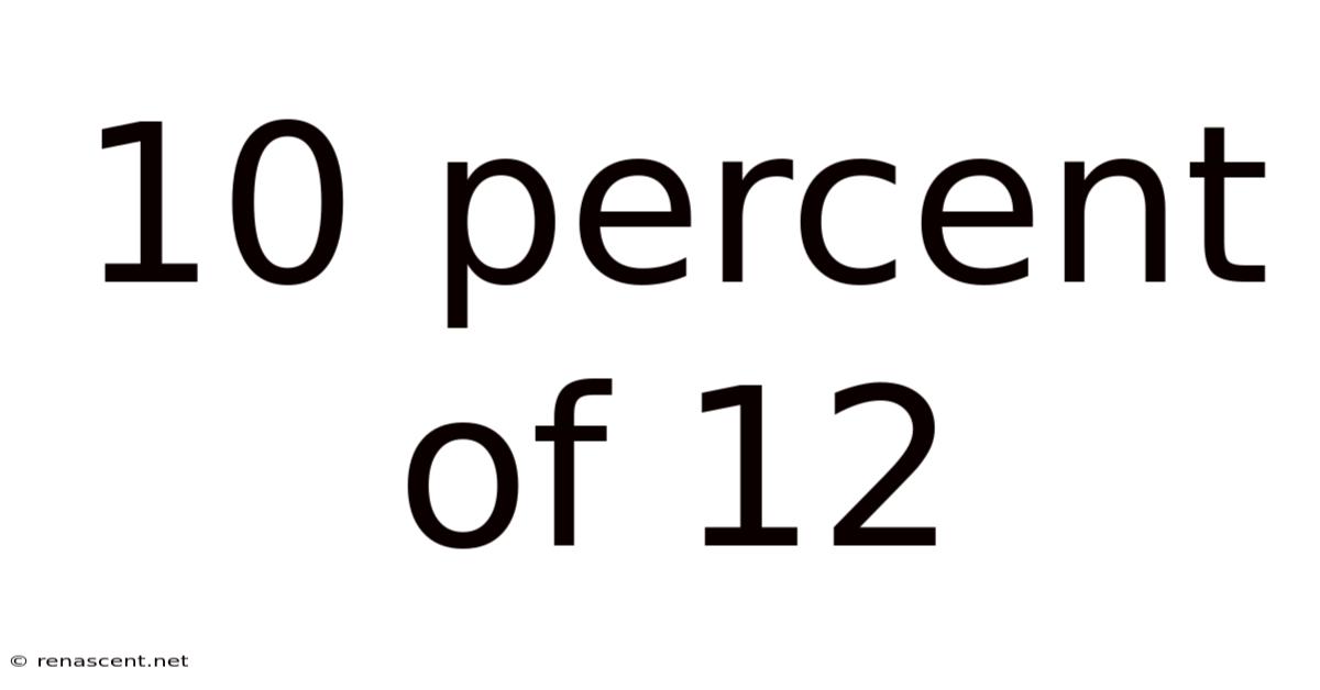 10 Percent Of 12