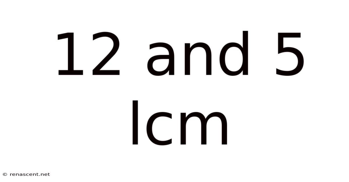 12 And 5 Lcm