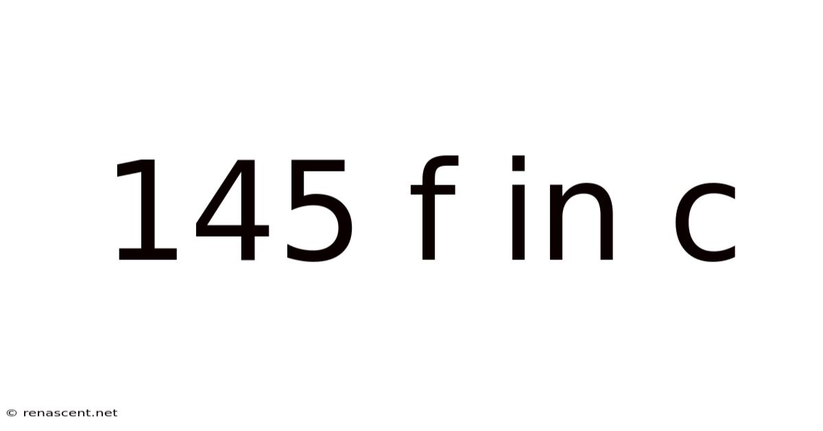 145 F In C