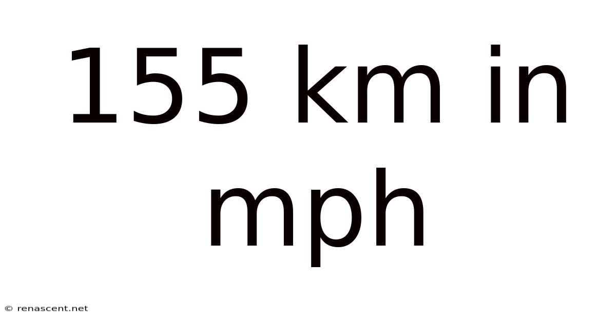 155 Km In Mph