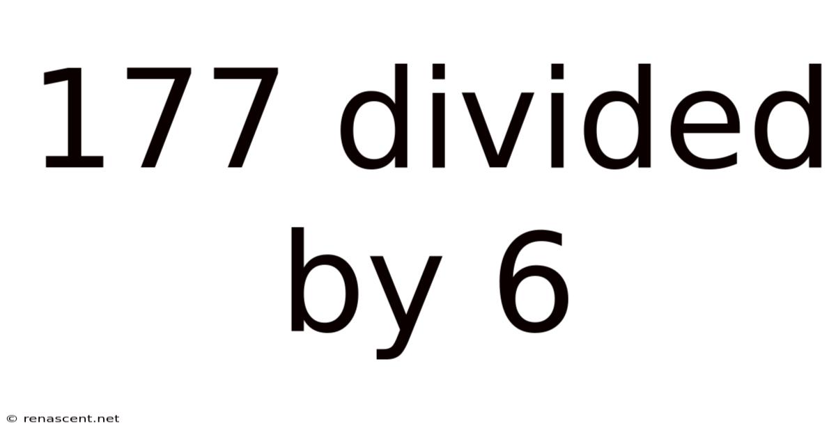 177 Divided By 6