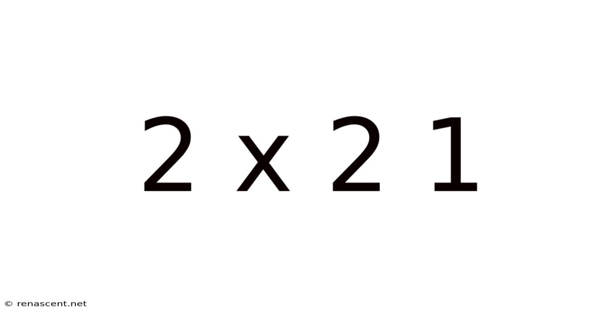 2 X 2 1