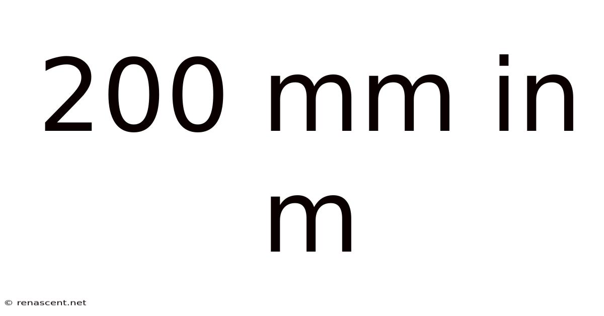 200 Mm In M