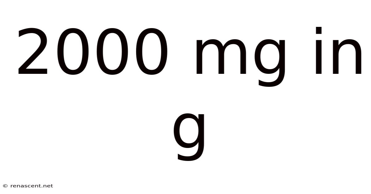2000 Mg In G