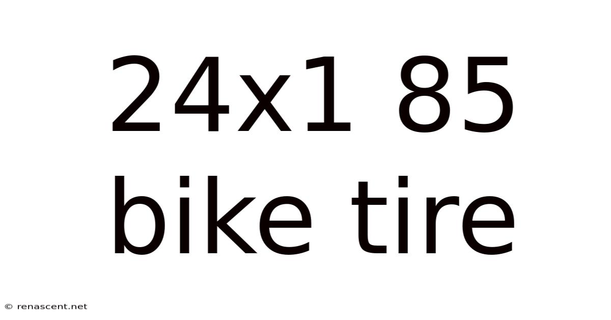 24x1 85 Bike Tire