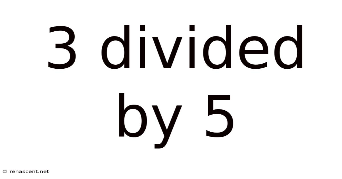 3 Divided By 5