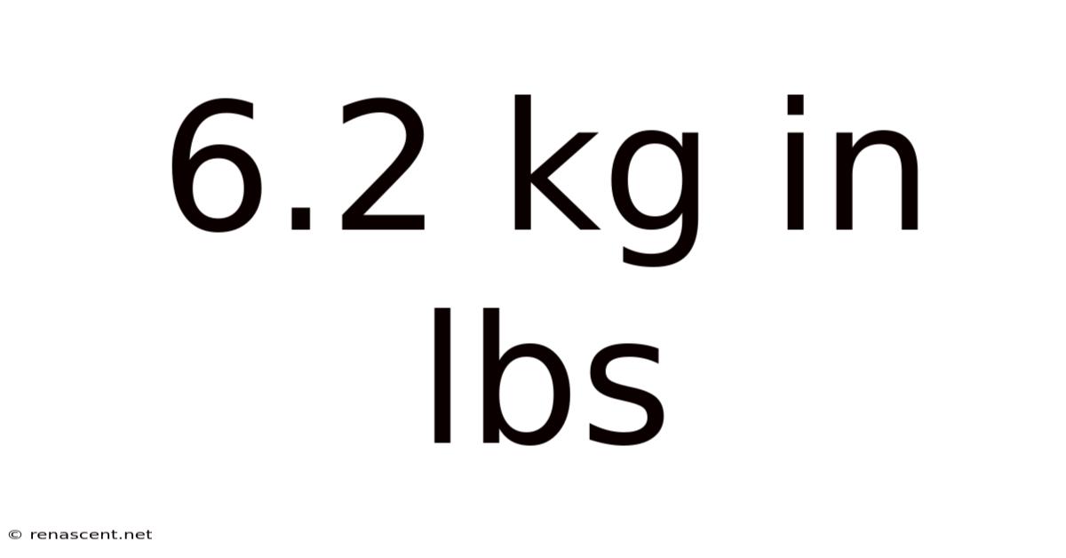 6.2 Kg In Lbs