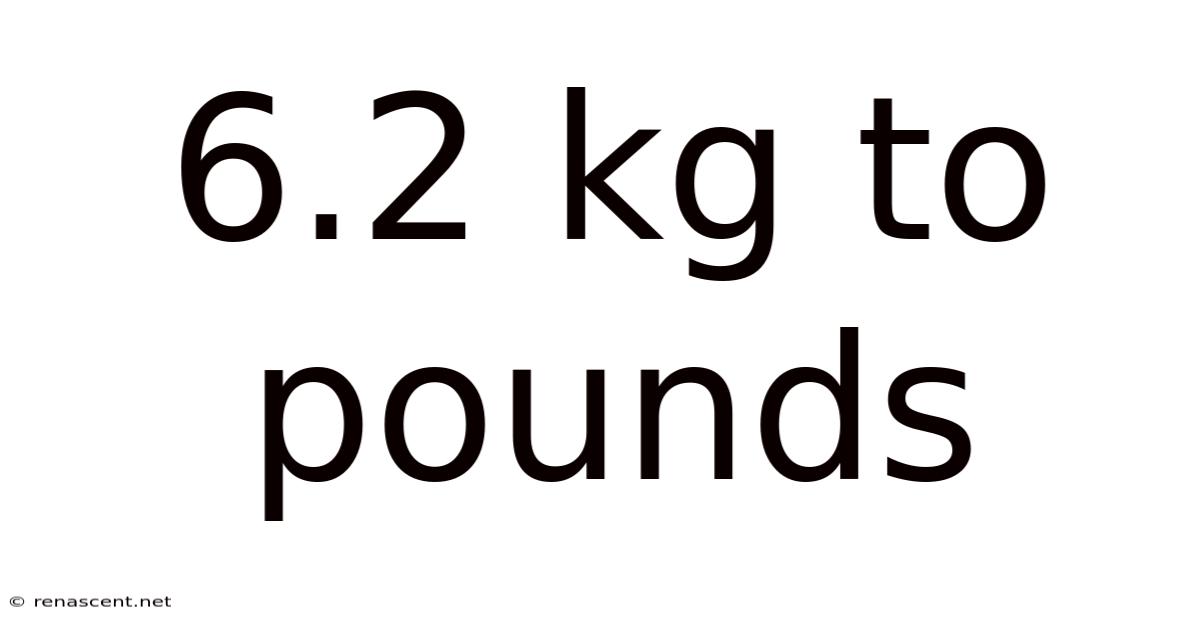 6.2 Kg To Pounds