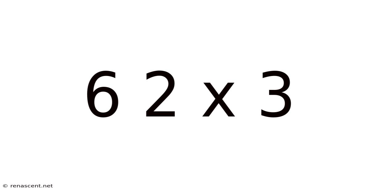 6 2 X 3