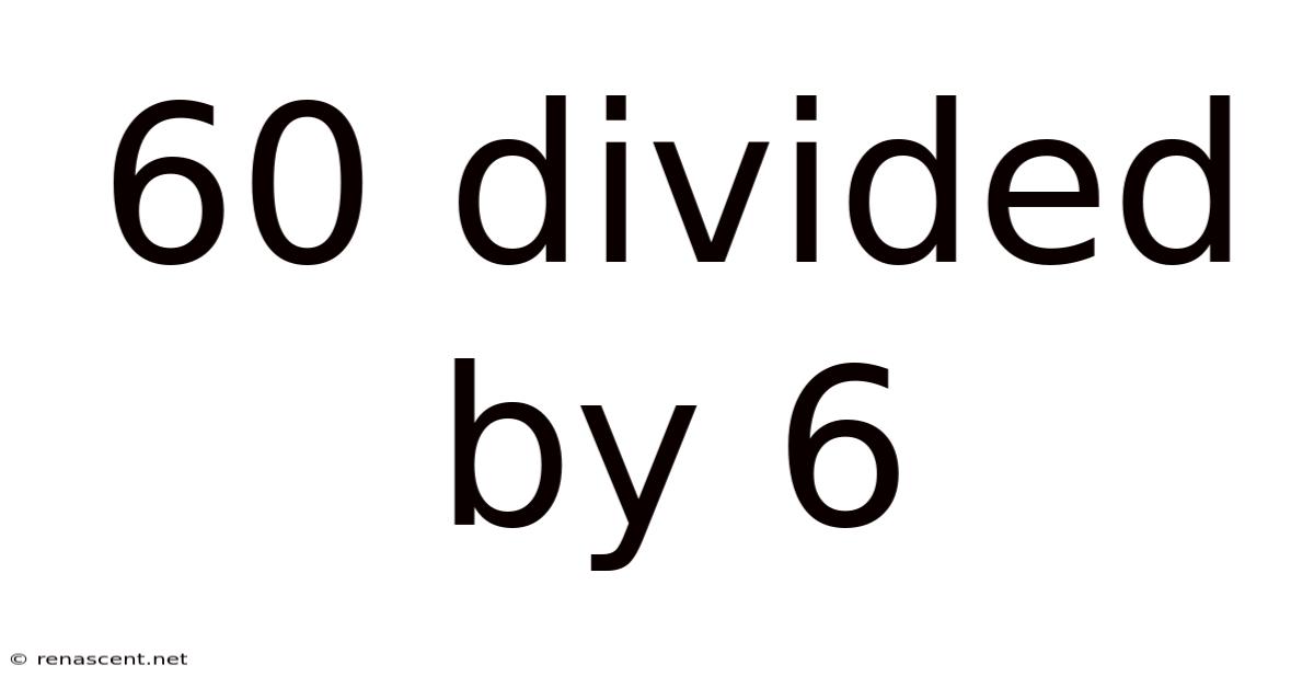 60 Divided By 6