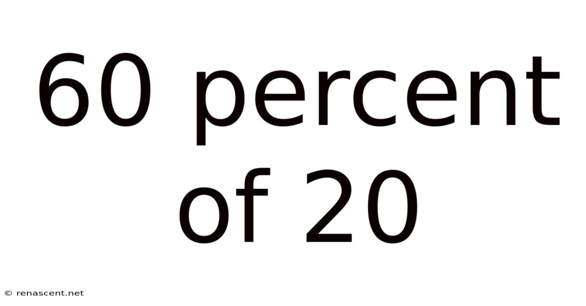 60 Percent Of 20