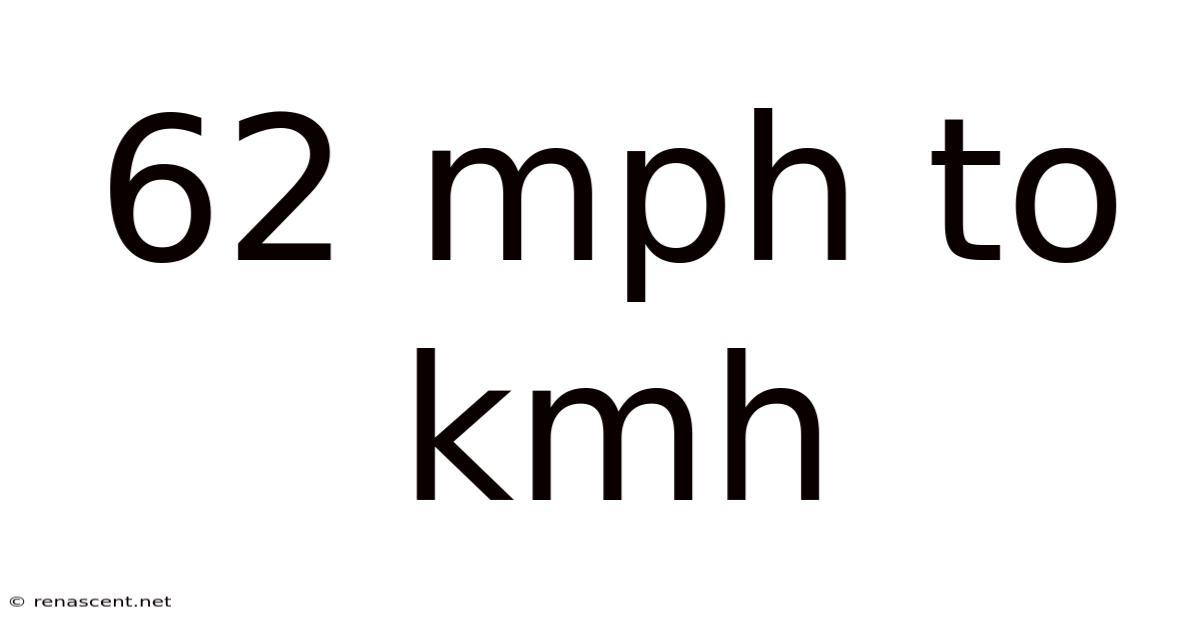 62 Mph To Kmh