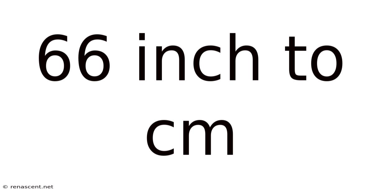 66 Inch To Cm