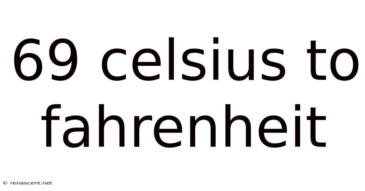 69 Celsius To Fahrenheit
