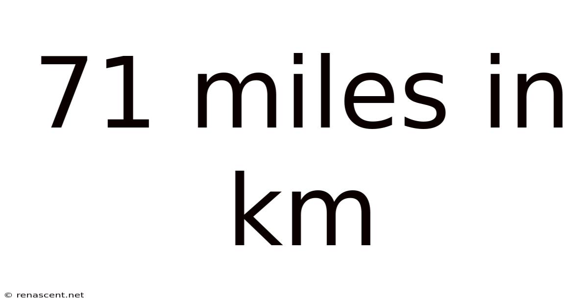 71 Miles In Km
