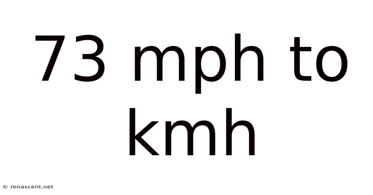73 Mph To Kmh