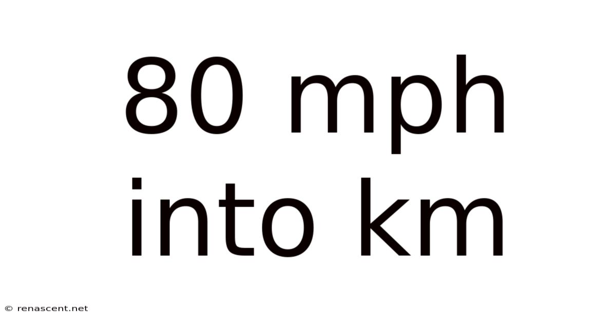 80 Mph Into Km