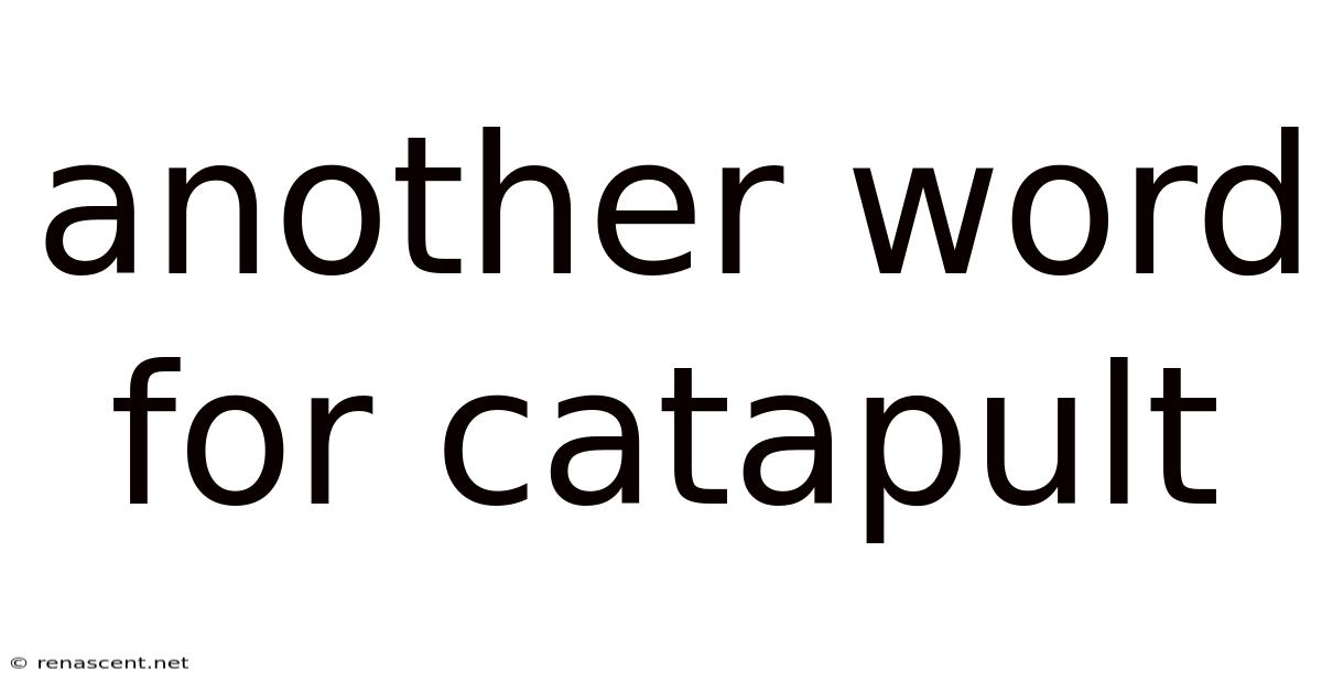 Another Word For Catapult