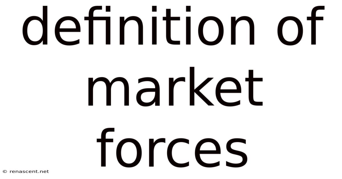 Definition Of Market Forces