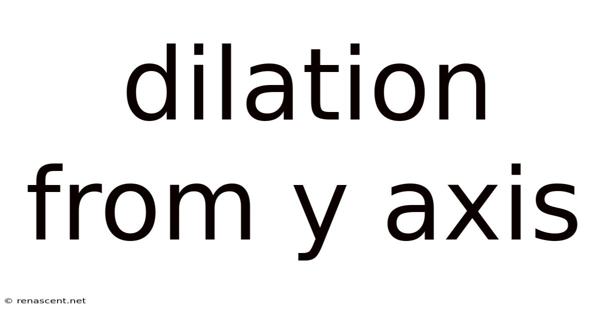 Dilation From Y Axis