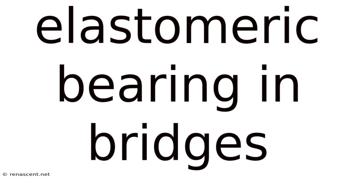 Elastomeric Bearing In Bridges