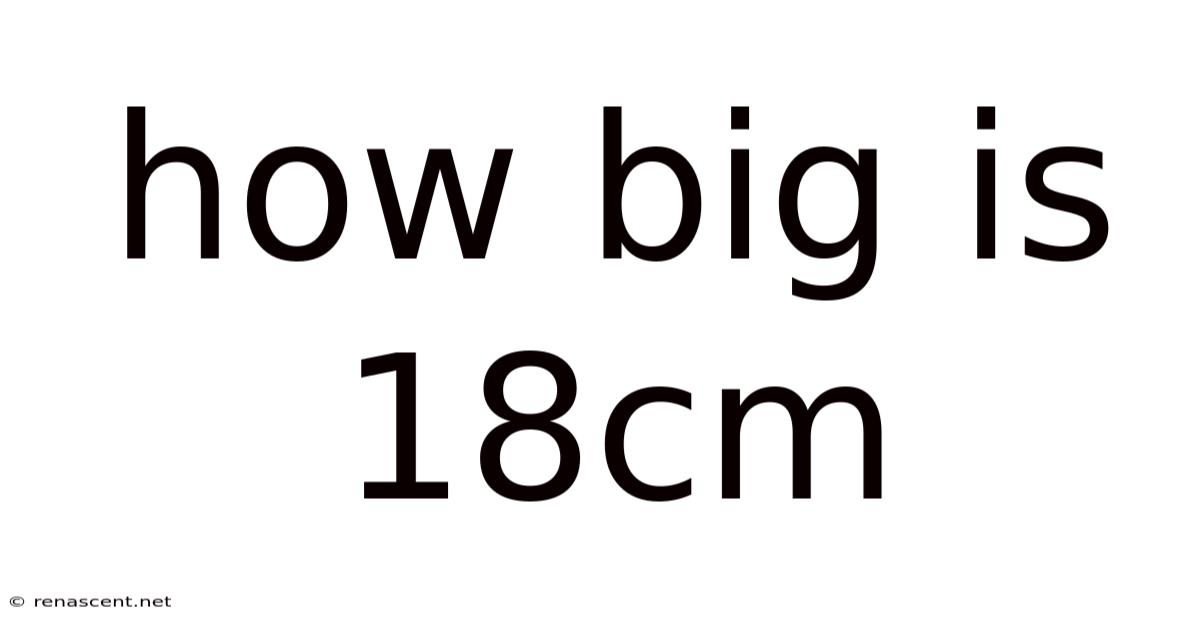 How Big Is 18cm