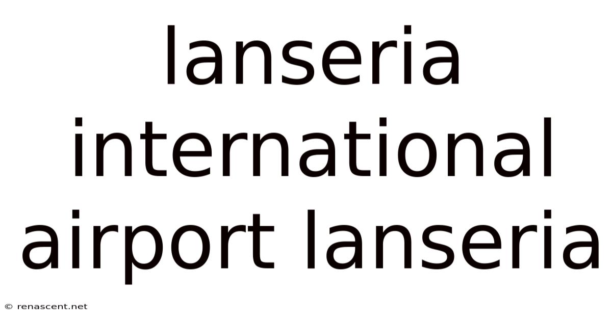 Lanseria International Airport Lanseria