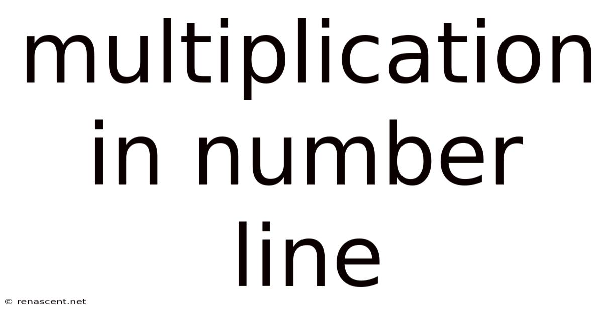 Multiplication In Number Line