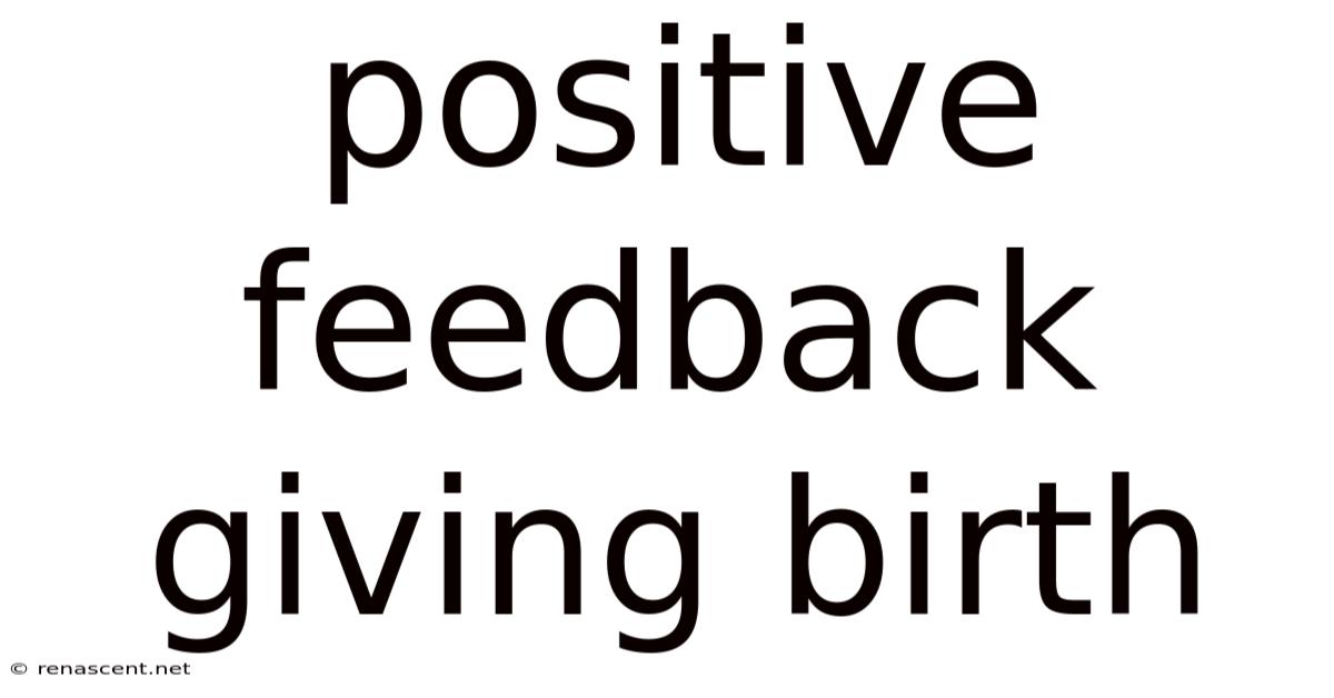 Positive Feedback Giving Birth