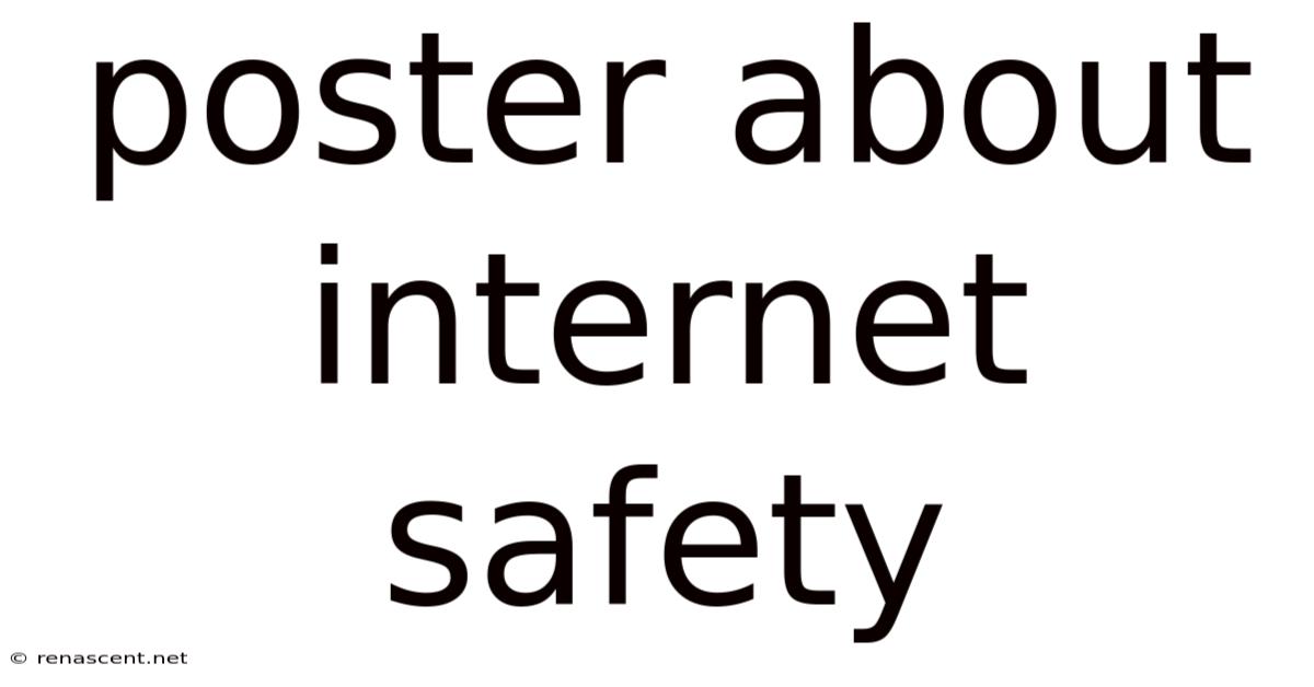 Poster About Internet Safety