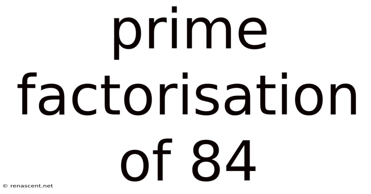 Prime Factorisation Of 84