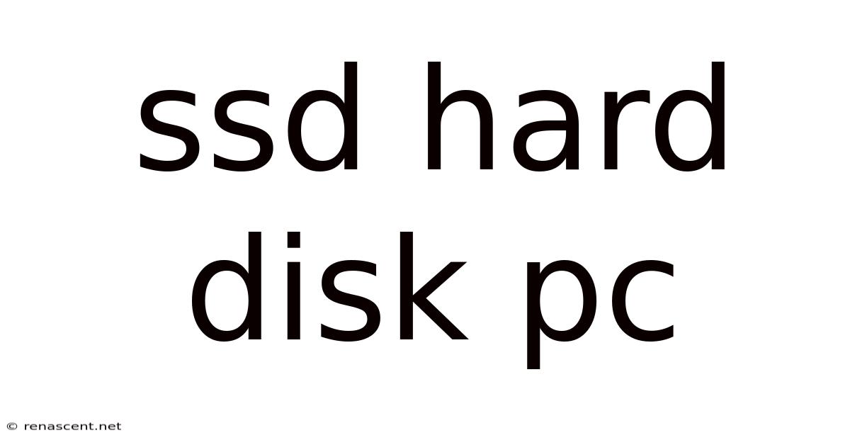 Ssd Hard Disk Pc