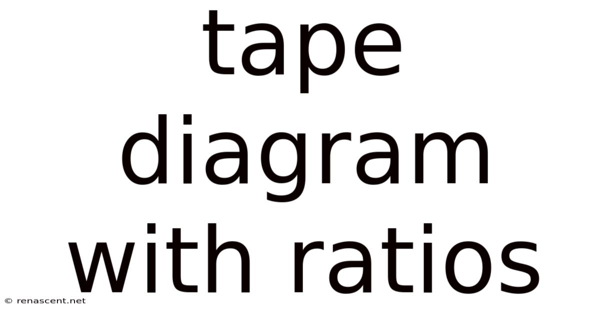 Tape Diagram With Ratios