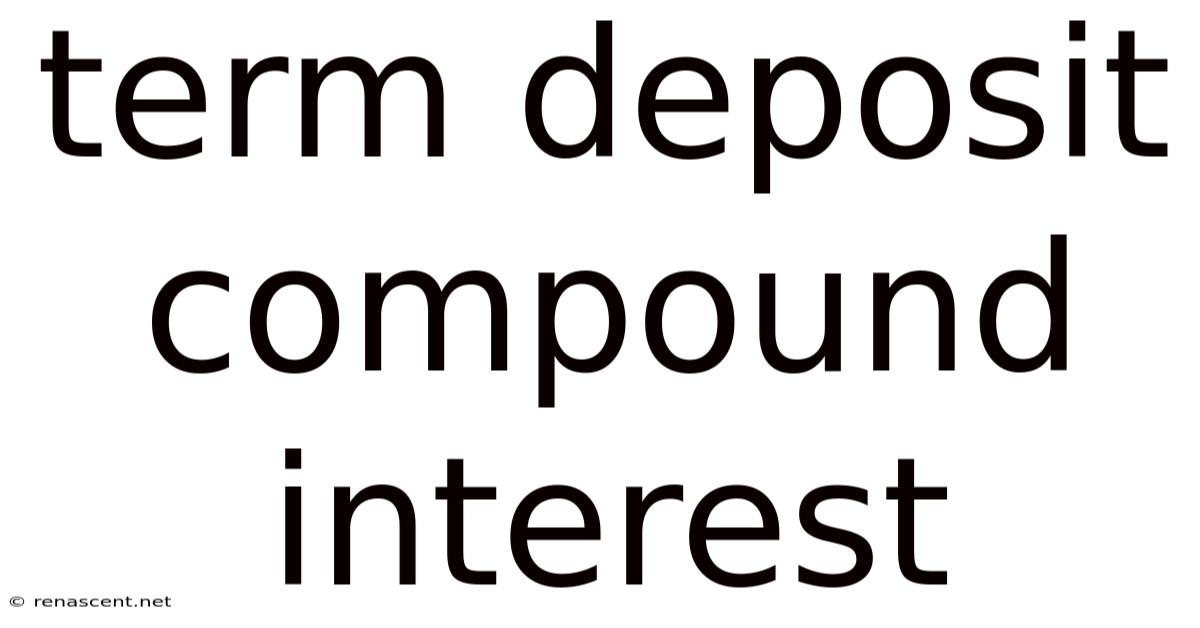 Term Deposit Compound Interest