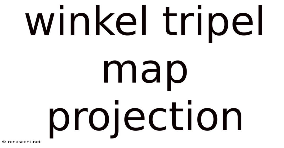 Winkel Tripel Map Projection
