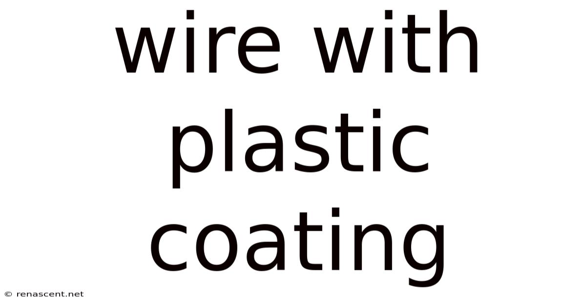 Wire With Plastic Coating