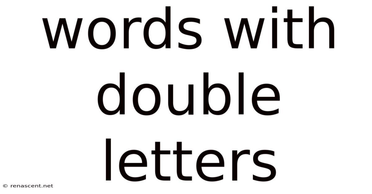 Words With Double Letters