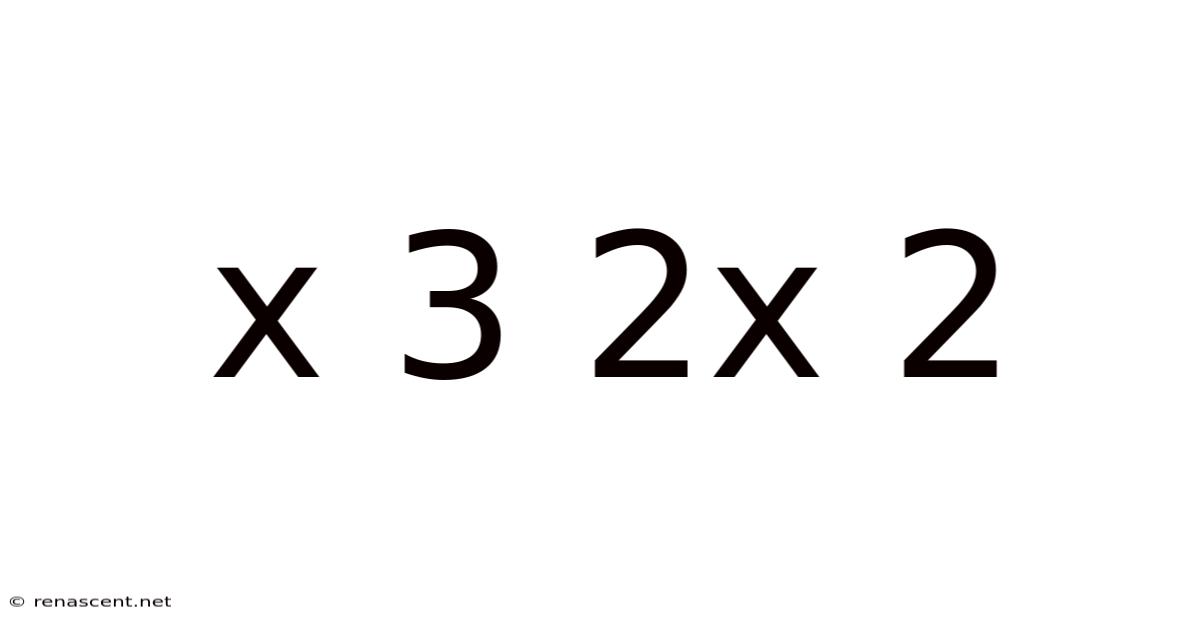 X 3 2x 2
