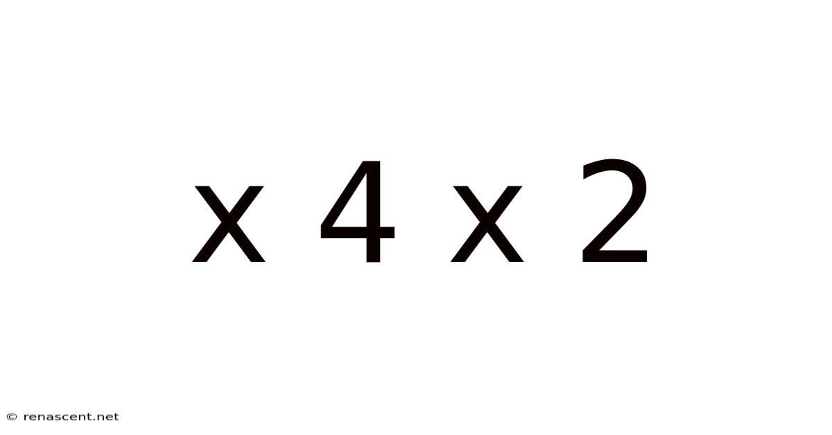 X 4 X 2