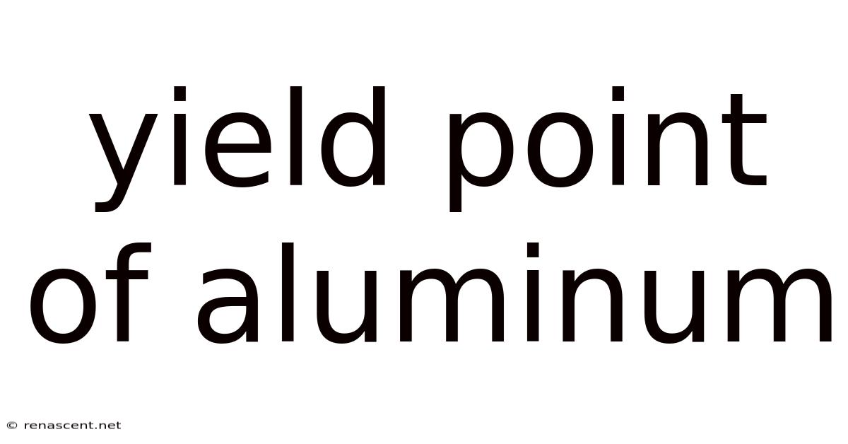 Yield Point Of Aluminum
